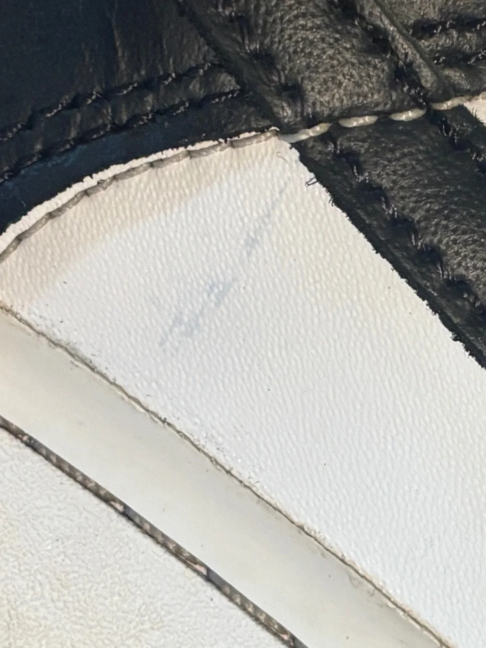 Nike Black Slip-On Athletic Shoe Interior